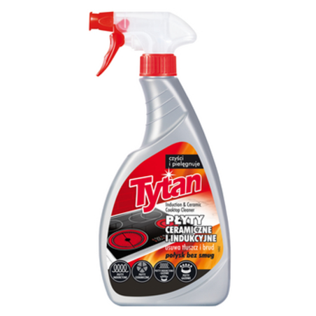 Płyn do czyszczenia płyt ceramicznych Tytan spray 500g